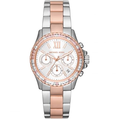 two-tone watch michael kors|michael kors everest chronograph.